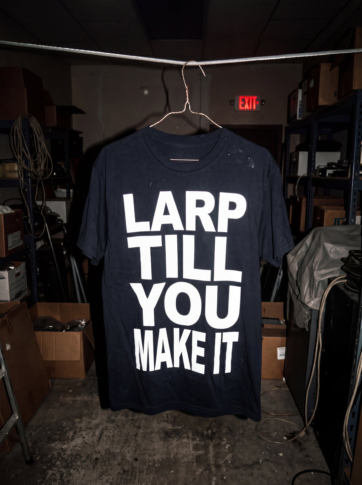 LARP BLACK TEE