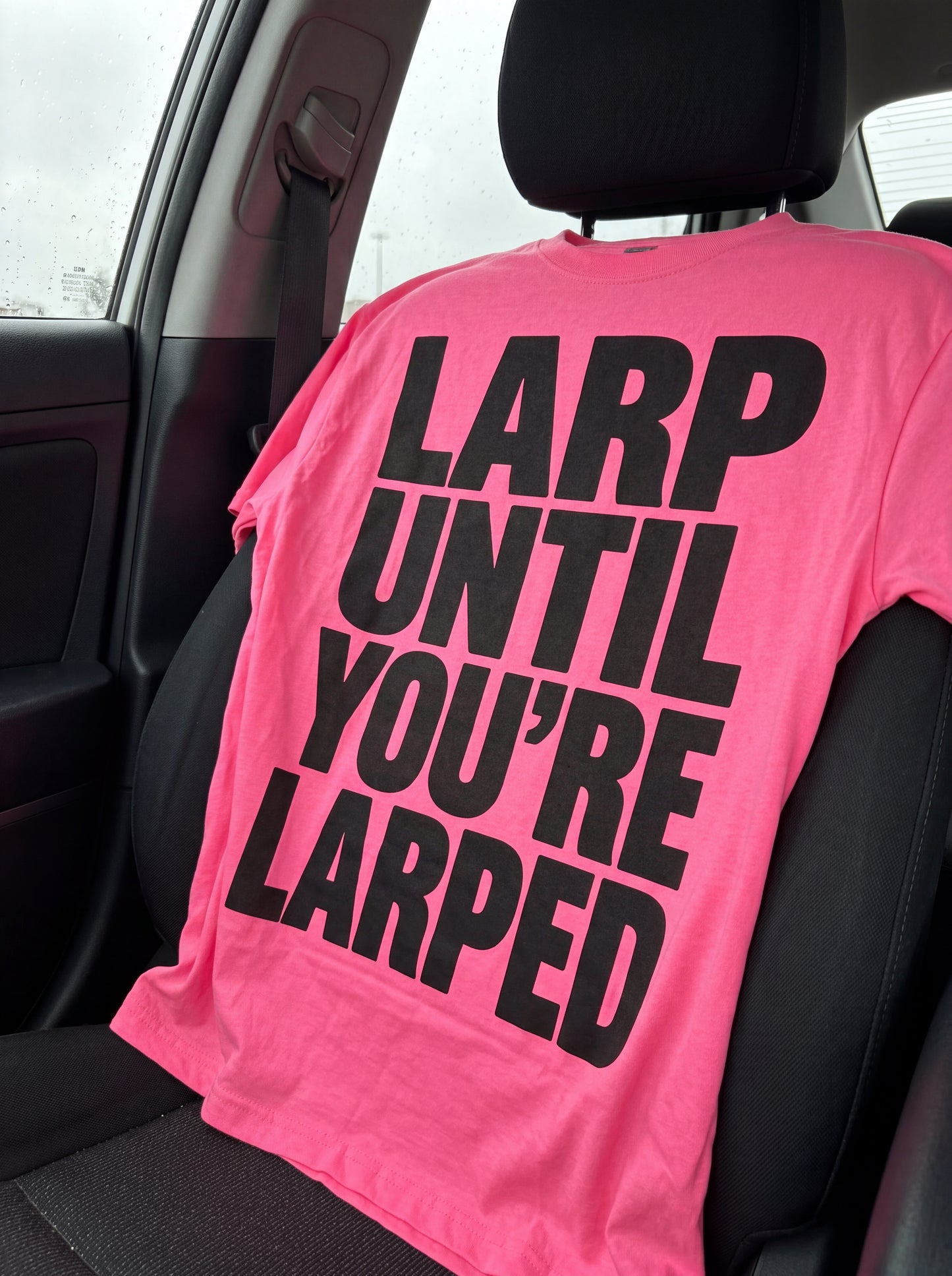 LARP PINK TEE